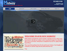 Tablet Screenshot of midwaycarswholesale.com
